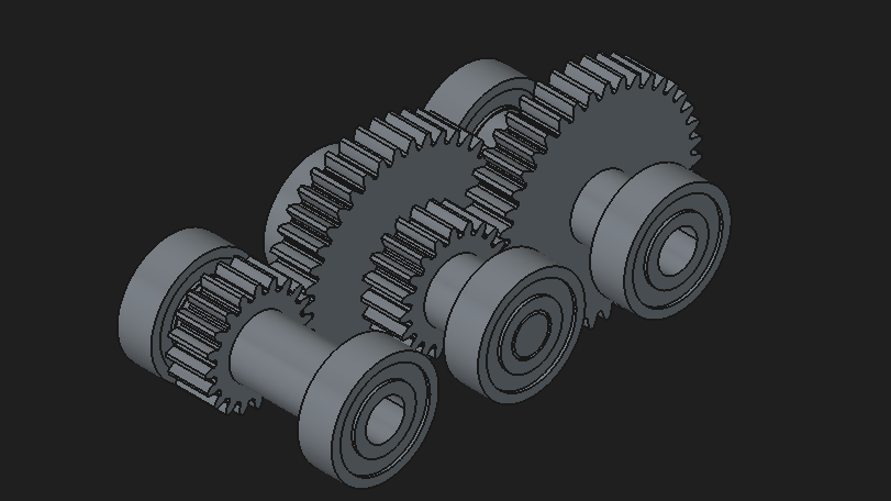 Two-Stage Reduction Gears