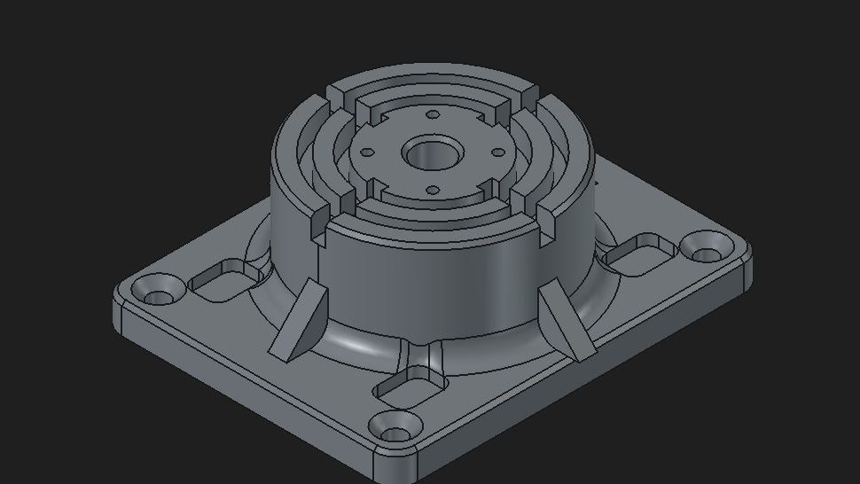 Conduction Cooled Motor Mount (Co-Developed)